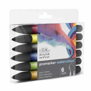 Winsor & Newton Promarker Aquarellmarker 6 Stück