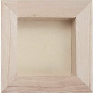 Rico Design 3D-Holz Bilderrahmen 16x16cm