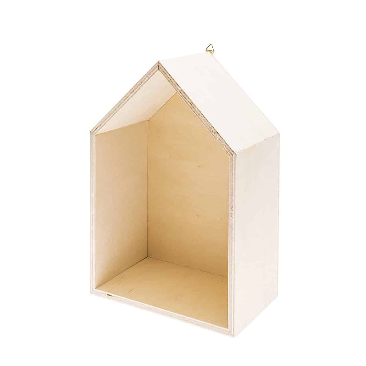 Rico Design Holzbox Haus 17x26x10cm