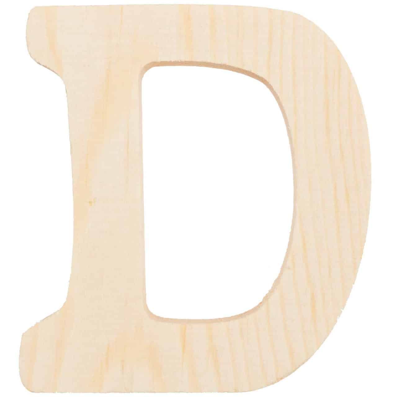Rico Design Holz-Buchstaben 8cm D