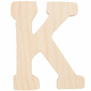 Rico Design Holz-Buchstaben 8cm K