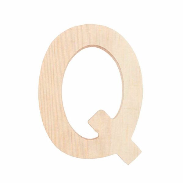 Rico Design Holz-Buchstaben 8cm Q
