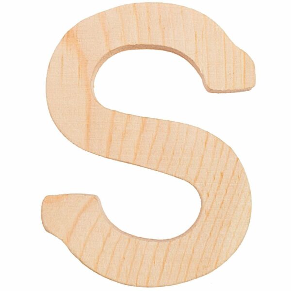Rico Design Holz-Buchstaben 8cm S