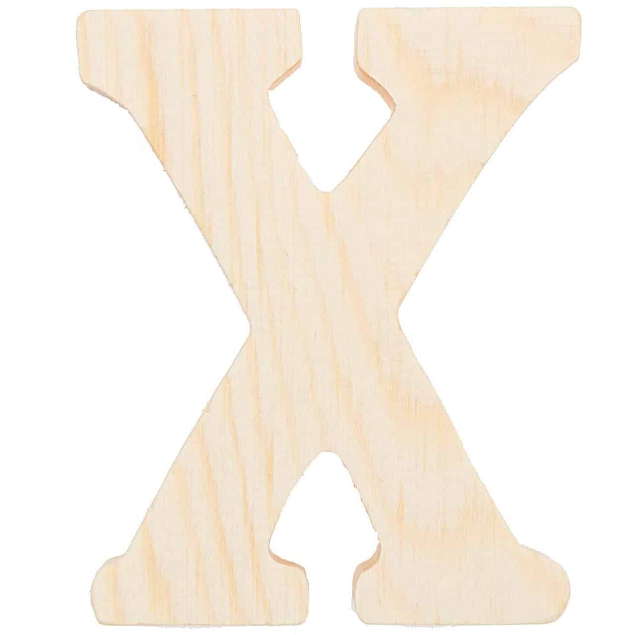 Rico Design Holz-Buchstaben 8cm X