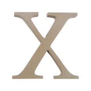 Rico Design MDF Buchstaben XL X