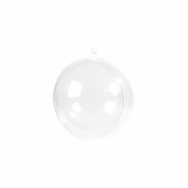 Rico Design Kunststoffkugel klar 6 cm