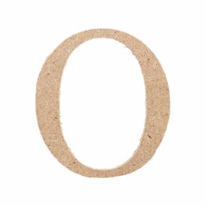 Rico Design MDF Mini Großbuchstabe O