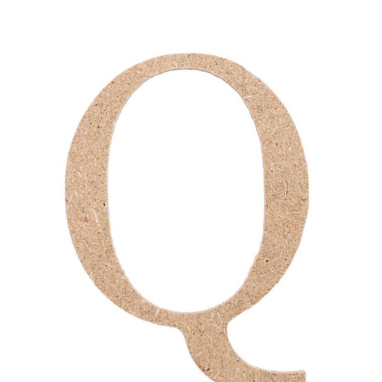 Rico Design MDF Mini Großbuchstabe Q