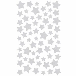 Paper Poetry Sticker Sterne silber 4 Bogen