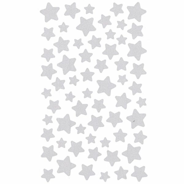 Paper Poetry Sticker Sterne silber 4 Bogen