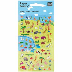 Paper Poetry Sticker Tierwiese I