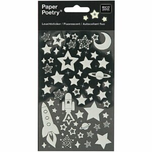 Paper Poetry Leuchtsticker Weltall