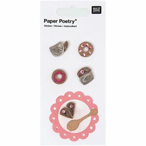 Paper Poetry Quilling Sticker Kaffeeklatsch 3