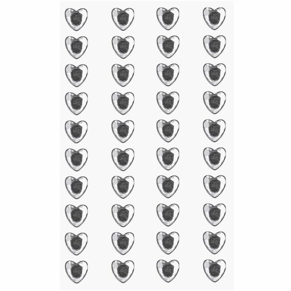 Paper Poetry Strass-Sticker Herzen crystal 8mm