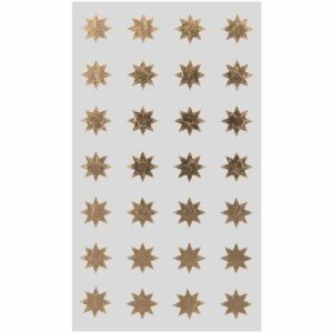 Paper Poetry Sticker Sterne gold 12mm 4 Bogen