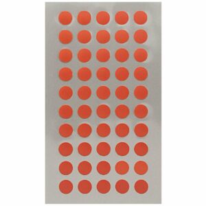 Rico Design Office Sticker Punkte 8mm 4 Bogen rot