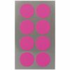 Rico Design Office Sticker Punkte 25mm 4 Bogen neonpink