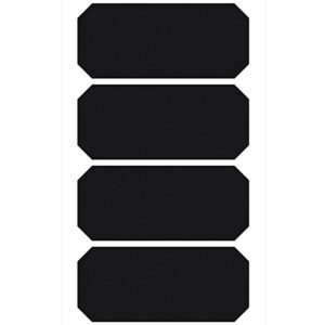 Paper Poetry Tafelfolien Sticker Etiketten schwarz 4 Stück