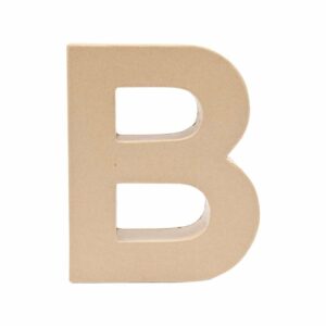 Rico Design 3D Papp-Buchstaben stehend B