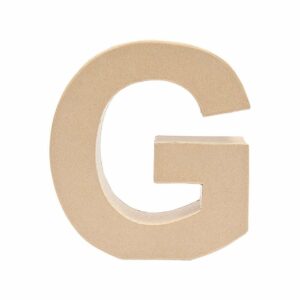 Rico Design 3D Papp-Buchstaben stehend G