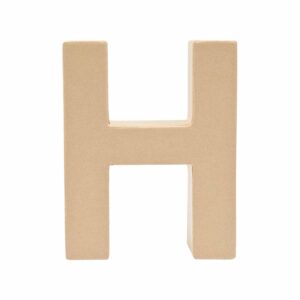 Rico Design 3D Papp-Buchstaben stehend H