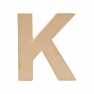 Rico Design 3D Papp-Buchstaben stehend K