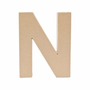 Rico Design 3D Papp-Buchstaben stehend N