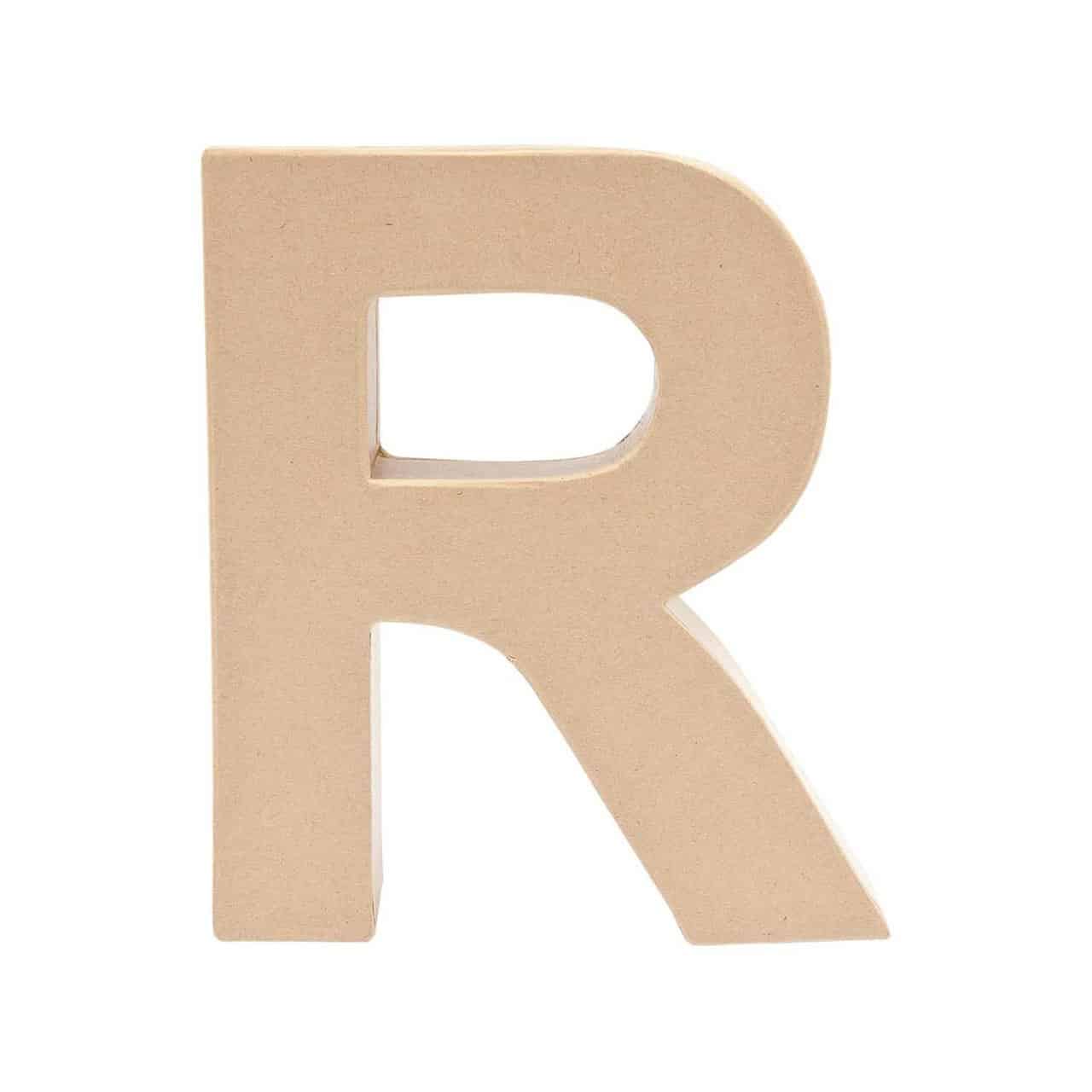 Rico Design 3D Papp-Buchstaben stehend R