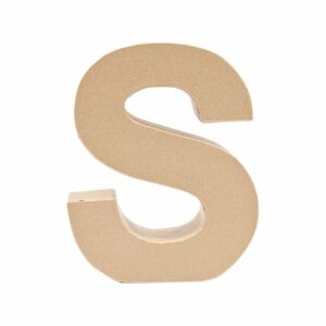 Rico Design 3D Papp-Buchstaben stehend S