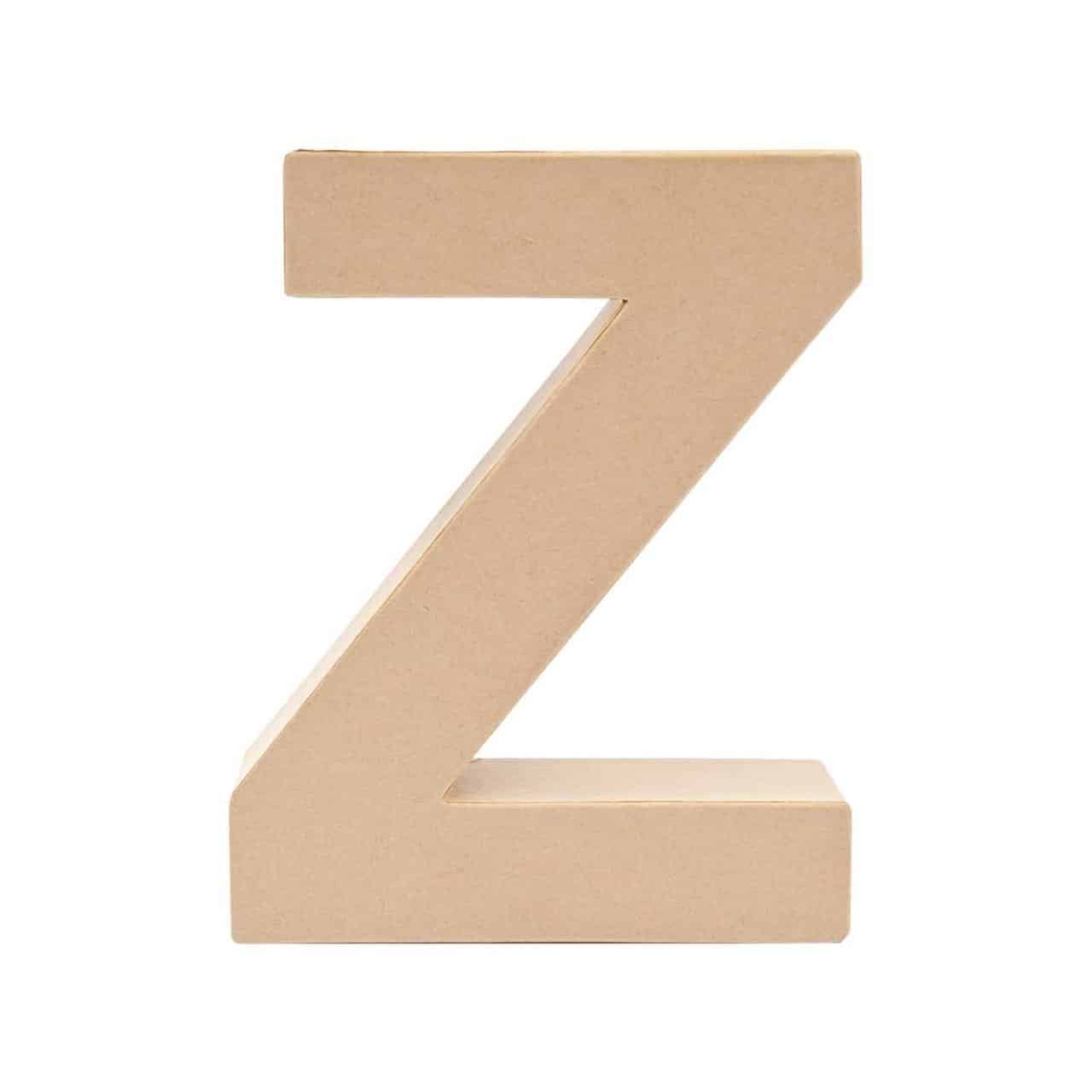Rico Design 3D Papp-Buchstaben stehend Z