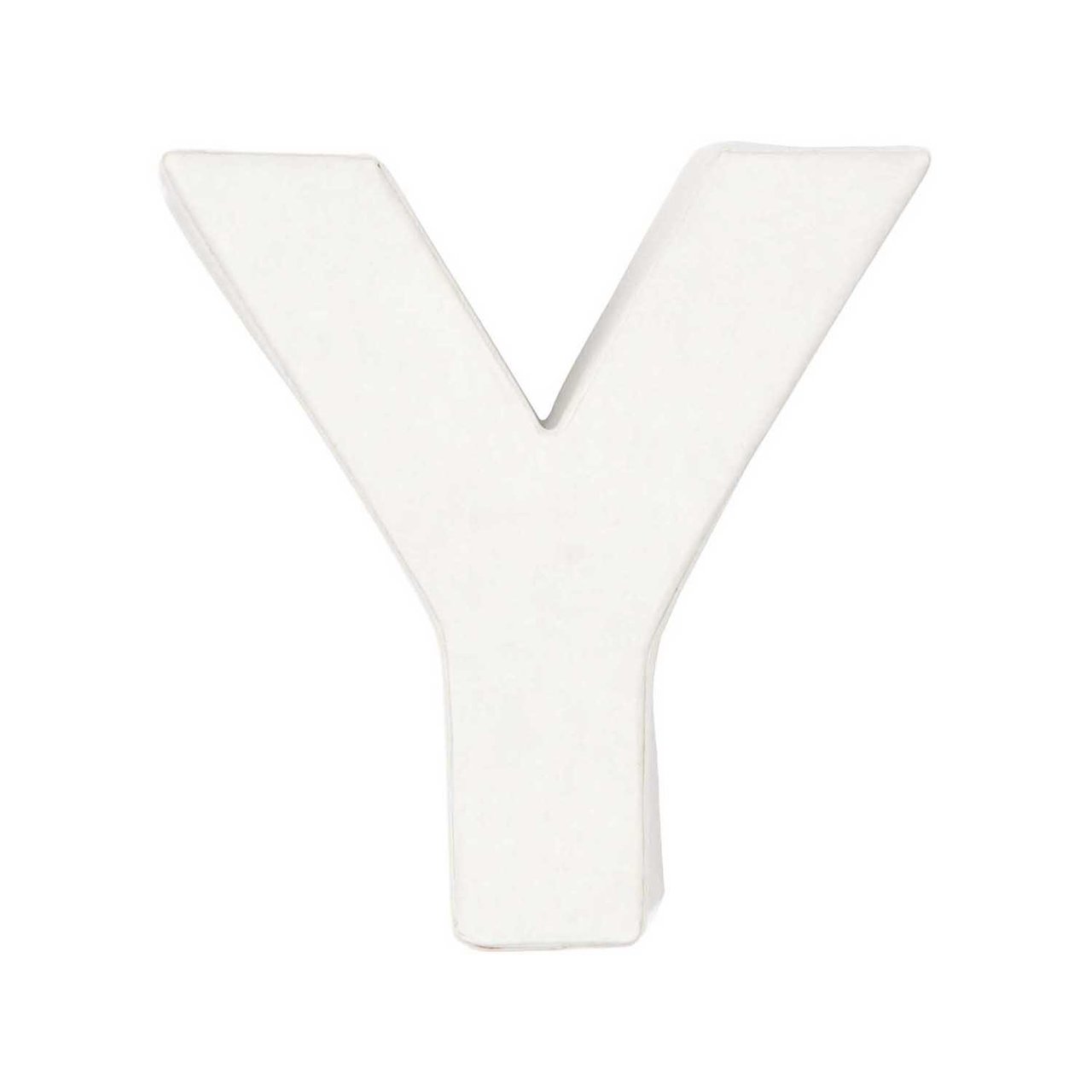 Rico Design 3D Papp-Buchstaben weiß stehend Y