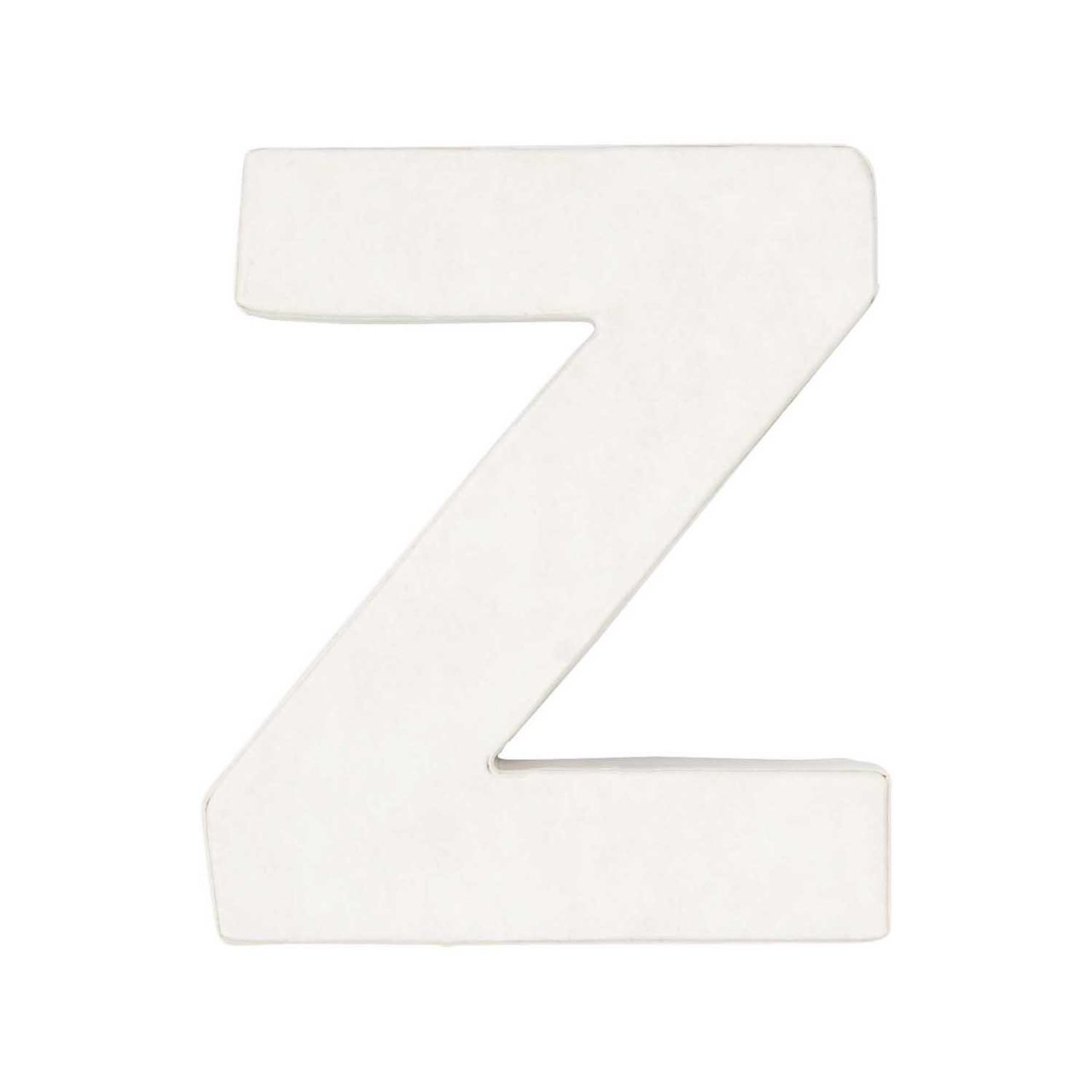 Rico Design 3D Papp-Buchstaben weiß stehend Z
