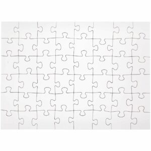 Rico Design Puzzle zum Selbstbemalen A4 48 Teile