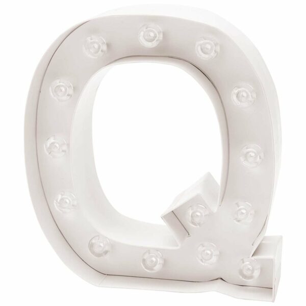 Rico Design LED Leucht-Buchstaben Q