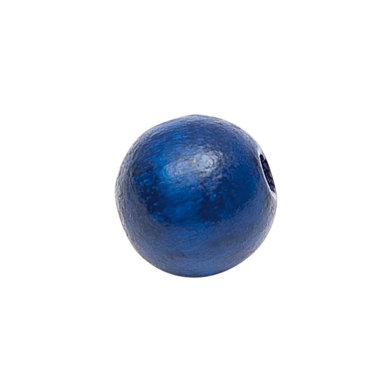 Rico Design Holz-Perlen 12mm 40 Stück dunkelblau