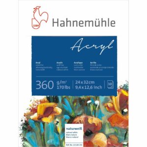 Hahnemühle Acrylmalkarton 360g/m² 10 Blatt 30x40cm