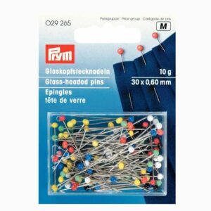 Prym Stecknadeln mit Glaskopf mehrfarbig 30mm 10g