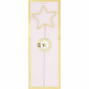 Wondercandle Wunderkerze Giant Stern gold 30cm