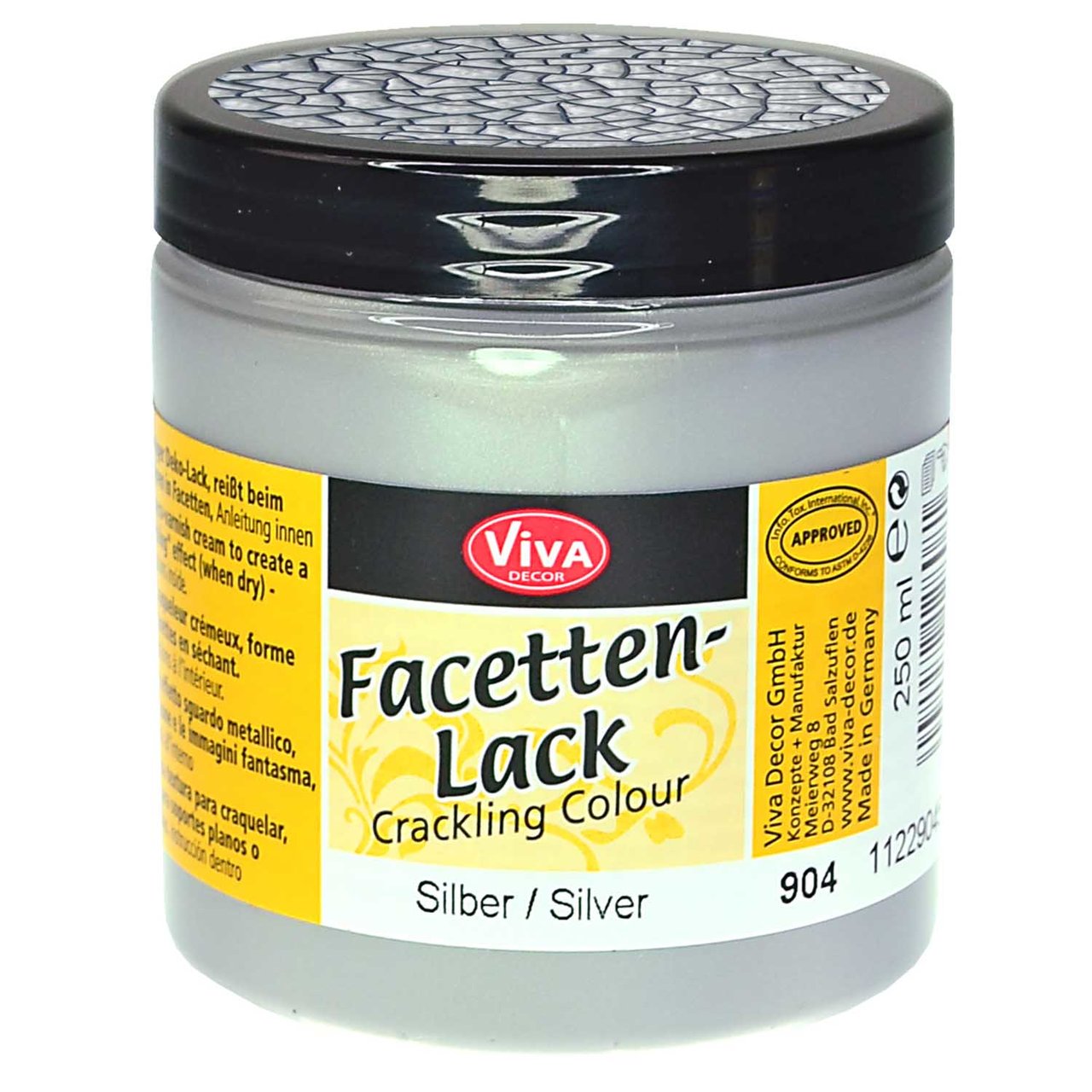 VIVA DECOR Facettenlack 250ml silber