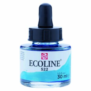 ECOLINE flüssige Wasserfarbe 30ml türkisblau