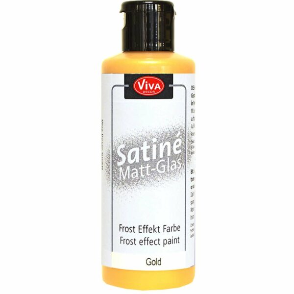 VIVA DECOR Satiné matt Glas 82ml gold