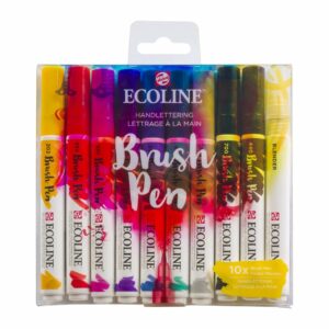 ECOLINE Brush Pen Set 10 Stück Handlettering