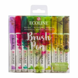 ECOLINE Brush Pen Set 10 Stück Botanic