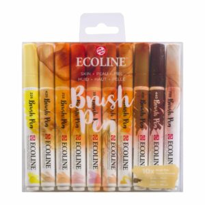 ECOLINE Brush Pen Set 10 Stück Haut