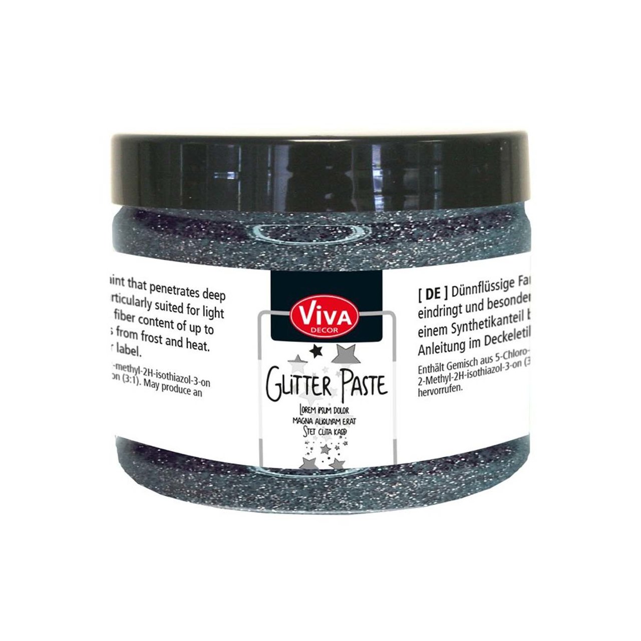 Viva Décor Glitter-Paste 150ml Hämatit