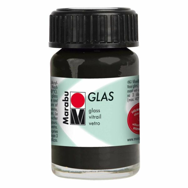 Marabu Glasfarbe 15ml schwarz