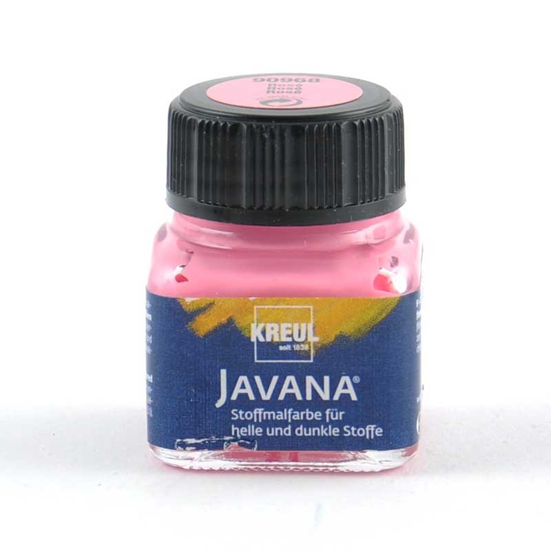 KREUL Javana Stoffmalfarbe helle und dunkle Stoffe 20ml rose