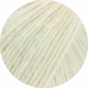 Lana Grossa Natural Alpaca Pelo 50g 125m Rohweiß