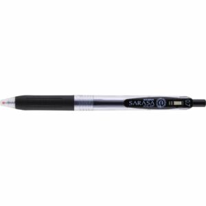 ZEBRA Sarasa Gel-Stift mit Clip schwarz 0