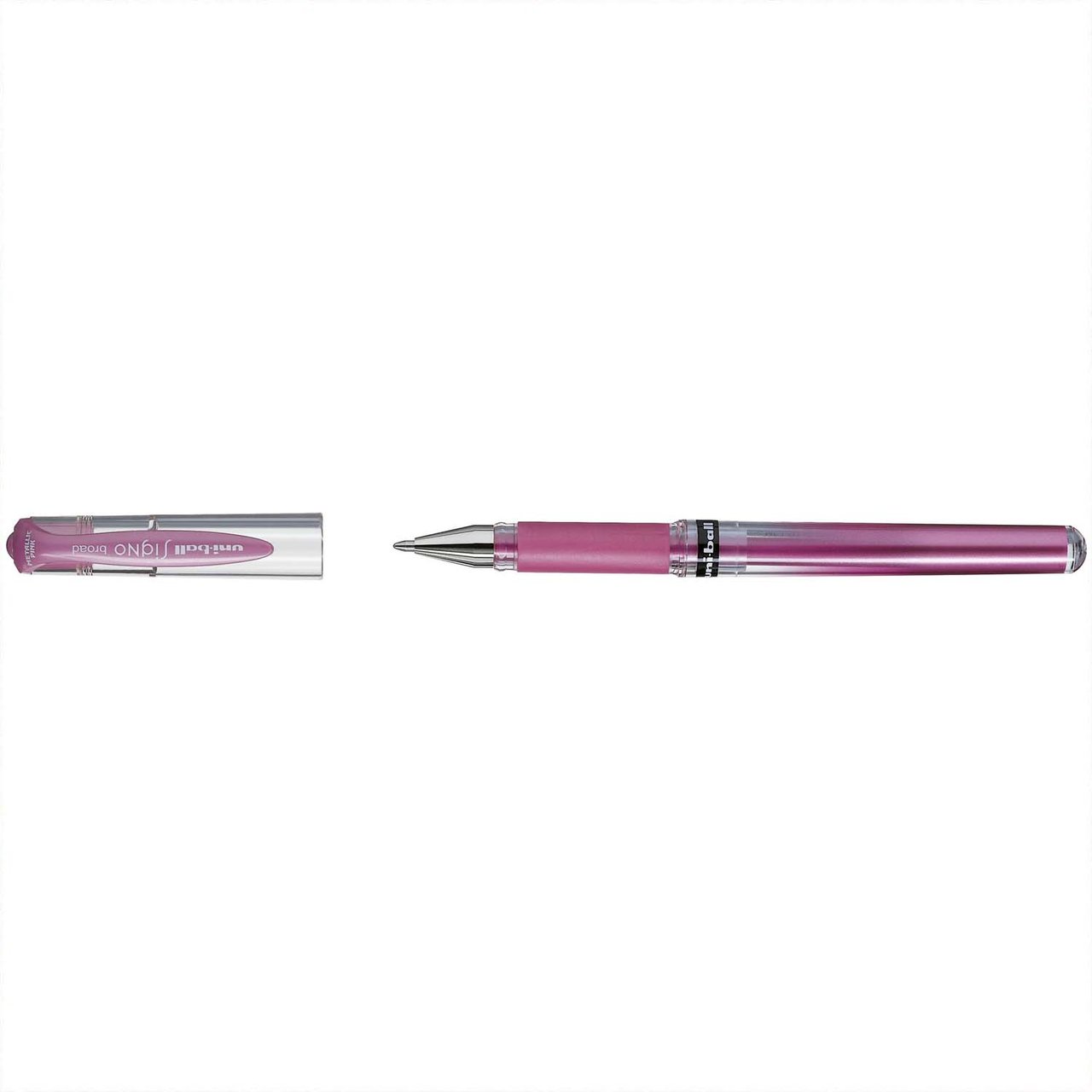 Uni-Ball Signo Broad UM-153 Gelroller 1mm pink-metallic